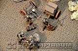 "BRAND NEW" Custom Built - Hand Painted & Weathered 1:35 WWII Deluxe "120mm Heavy Mortar Gun Crew" Set (4 Figure Set)