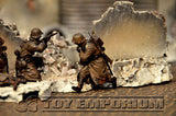 "BRAND NEW" Custom Built - Hand Painted & Weathered 1:35 WWII Deluxe "German Infantry" Soldier Set (4 Figure Set)