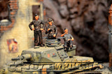 "BRAND NEW" Custom Built - Hand Painted & Weathered 1:35 WWII German "SS Panzer Crew - Smolensk" Set  (3 Figure Set)