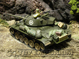 "RETIRED"  Forces Of Valor  - WWII  US Cadillac  M24  Chaffee Tank  France 45