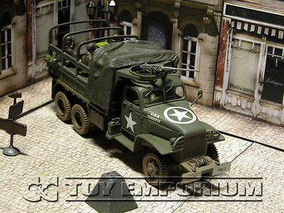 "RETIRED" Forces Of Valor 1:32 Scale "D-Day Series" US  2.5 Ton Cargo Truck w/ FOUR  US Soldiers