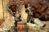 "BRAND NEW" Custom Built - Hand Painted & Weathered 1:35 WWII German Sniper Team Soldier Set (2 Figure Set)