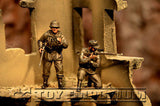 "BRAND NEW" Custom Built - Hand Painted & Weathered 1:35 WWII German Sniper Team Soldier Set (2 Figure Set)