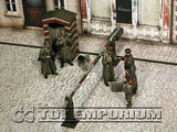 "BRAND NEW" Custom Built - Hand Painted & Weathered 1:35 WWII German Check Point Soldier Set w/ Gate & Guard Post (6 Figure Set)