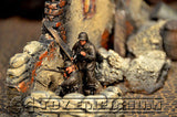 "BRAND NEW" Custom Built - Hand Painted & Weathered 1:35 WWII German Sniper Team Soldier Set (2 Figure Set)