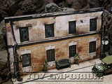 "BRAND NEW"  Build-a-Rama Deluxe WWII "Photo Real" 2 Story  Factory w/Sidewalk Set
