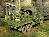 "RETIRED" Forces Of Valor "D-Day Series" WWII US 2.5 Ton Truck w/3 Soldiers