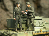 "BRAND NEW" Custom Built - Hand Painted & Weathered 1:35 WWII German SS & Medic Soldier Set (2 Figure Set)