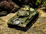 "RETIRED"  Forces Of Valor  - WWII  US Cadillac  M24  Chaffee Tank  France 45
