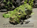 "RETIRED & BRAND NEW" Build-a-Rama 1:32 Hand Painted WWII Deluxe Ambush Cover Set