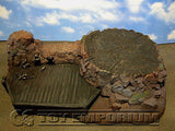 "BRAND NEW" 1:32 Custom Painted & Weathered Deluxe Large Mountain Diorama Platform Exclusive