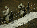 "RETIRED & BRAND NEW" Build-a-Rama 1:32 Hand Painted WWII "Winter" Deluxe Wire Fence Winter