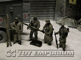 "BRAND NEW" Custom Built - Hand Painted & Weathered 1:35 WWII German "Winter" Combatants Soldier Set  (4 Figure Set)