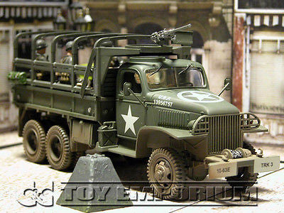 "RETIRED" Forces Of Valor 1:32 Scale "D-Day Series" US  2.5 Ton Cargo Truck w/ FOUR  US Soldiers