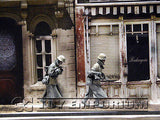 "BRAND NEW"  Build-a-Rama Deluxe WWII "Photo Real" Winter Color Facade #1 w/Sidewalk