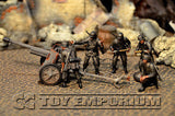 "BRAND NEW" Custom Built - Hand Painted & Weathered 1:35 WWII German Pak 97/38 w/Heer Gun Crew (5 Figure Set)