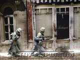 "BRAND NEW"  Build-a-Rama Deluxe WWII "Photo Real" Winter Color Facade #1 w/Sidewalk