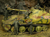 "BRAND NEW" Custom Built - Hand Painted & Weathered 1:35 WWII German SPG Crew Riders Set (5 Figure Set)