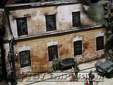 "BRAND NEW" Build-a-Rama Deluxe WWII "Photo Real"  2 Story  Destroyed Factory w/Sidewalk Set