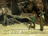 "BRAND NEW" Custom Built - Hand Painted & Weathered 1:35 Iraq Insurgents Getting Info. Set (4 Figure Set)
