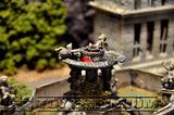 "BRAND NEW" Pro Built 1:32 Deluxe LIGHTED Battle Damaged Fountain!
