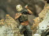 "BRAND NEW" Custom Built - Hand Painted & Weathered 1:35 Iraq Insurgents Getting Info. Set (4 Figure Set)