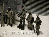 "BRAND NEW" Custom Built - Hand Painted & Weathered 1:35 WWII German "Winter" Combatants Soldier Set  (4 Figure Set)