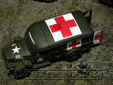 "RETIRED" Forces Of Valor 1:32 WWII US 4 x 4 Ambulance