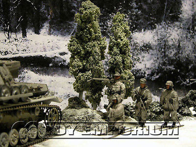 "BRAND NEW" Custom Built - Hand Painted & Weathered 1:35 WWII Deluxe Winterized German "Ski Troop" Soldier Set (4 Figure Set)