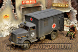 "RETIRED" Forces Of Valor 1:32 Scale WWII German 4x4 Ambulance