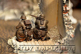 "BRAND NEW" Custom Built - Hand Painted & Weathered 1:35 WWII Deluxe "German Infantry" Soldier Set (4 Figure Set)