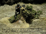 "RETIRED & BRAND NEW" Build-a-Rama 1:32 Hand Painted WWII "Deluxe Blasted Tree Terrain" Set