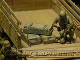 "RETIRED & BRAND NEW" Build-a-Rama 1:32 Hand Painted WWII Deluxe "Desert Tan" Crate Set (3 Piece Set)