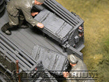 "RETIRED & BRAND NEW" Build-a-Rama 1:32 Hand Painted WWII Deluxe "Field Gray" Crate Set (3 Piece Set)