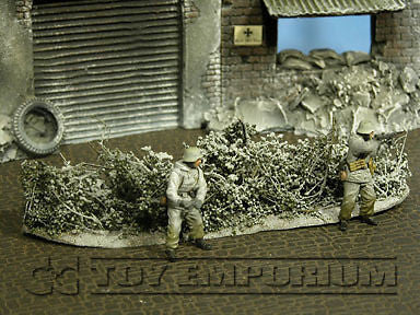 "RETIRED & BRAND NEW" Build-a-Rama 1:32 Hand Painted WWII "Winter" Wild Shrub Terrain