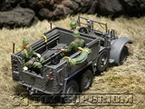 "RETIRED" Forces Of Valor 1:32 Scale WWII German Kfz. 70  Personnel Carrier w/3 Soldiers