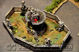 "BRAND NEW" Pro Built 1:32 Deluxe LIGHTED Battle Damaged Fountain!