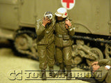 "BRAND NEW" Custom Built - Hand Painted & Weathered 1:35 WWII Deluxe German "Medical Troops - Africa"  Soldier Set (4 Figure Set)