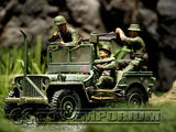 "BRAND NEW" Custom Built - Hand Painted & Weathered 1:35 Master Box Deluxe Vietnam US Soldier Set (3 Figure Set)