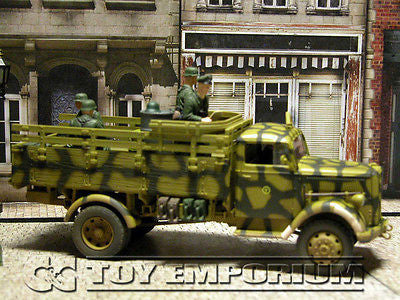 "RETIRED" Forces Of Valor 1:32 Scale German 3 Ton Cargo Truck w/5 Soldiers Eastern Front