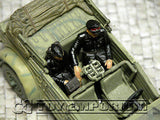 "BRAND NEW" Custom Built & Hand Painted 1:35 WWII German SS Officer & Secretary Set  (2 Figure set)