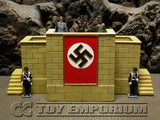 "RETIRED" King & Country 1:30 "Berlin 38 Series" Deluxe Nuremburg Review Stand Set