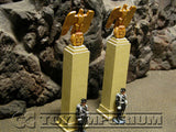 "RETIRED" King & Country 1:30 "Berlin 38 Series" Deluxe German Eagle On Plinth Set