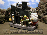 Disney's Nightmare Before Christmas RETIRED Jack Snow Mobile & Friends Snowglobe