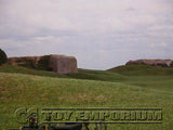 "RETIRED" Build-a-Rama 1:32 Deluxe WWII  "Normandy  Bunker - 6"  Color  Back  Drop