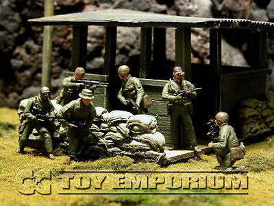 "BRAND NEW" Custom Built & Painted 1:35 US Navy Seal Team 6 "Operation Geronimo" Set (6 Figure Set)