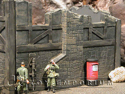 "RETIRED" Pro Built - Hand painted & Weathered Verlinden 1:35 WWII Custom Gothic Tavern Ruin