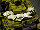 "RETIRED & BRAND NEW" Build-a-Rama 1:32 Scale Hand Painted WWII Loose Sandbags Set (10 Piece Set)
