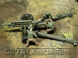"RETIRED & "BRAND NEW" Forces Of Valor 1:32 Scale WWII US M2A1 105mm Howitzer & 3 Man Crew - France 44