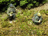 "RETIRED & BRAND NEW" Build-a-Rama 1:32 Hand Painted WWII "Woodland" Ground Cover Set
